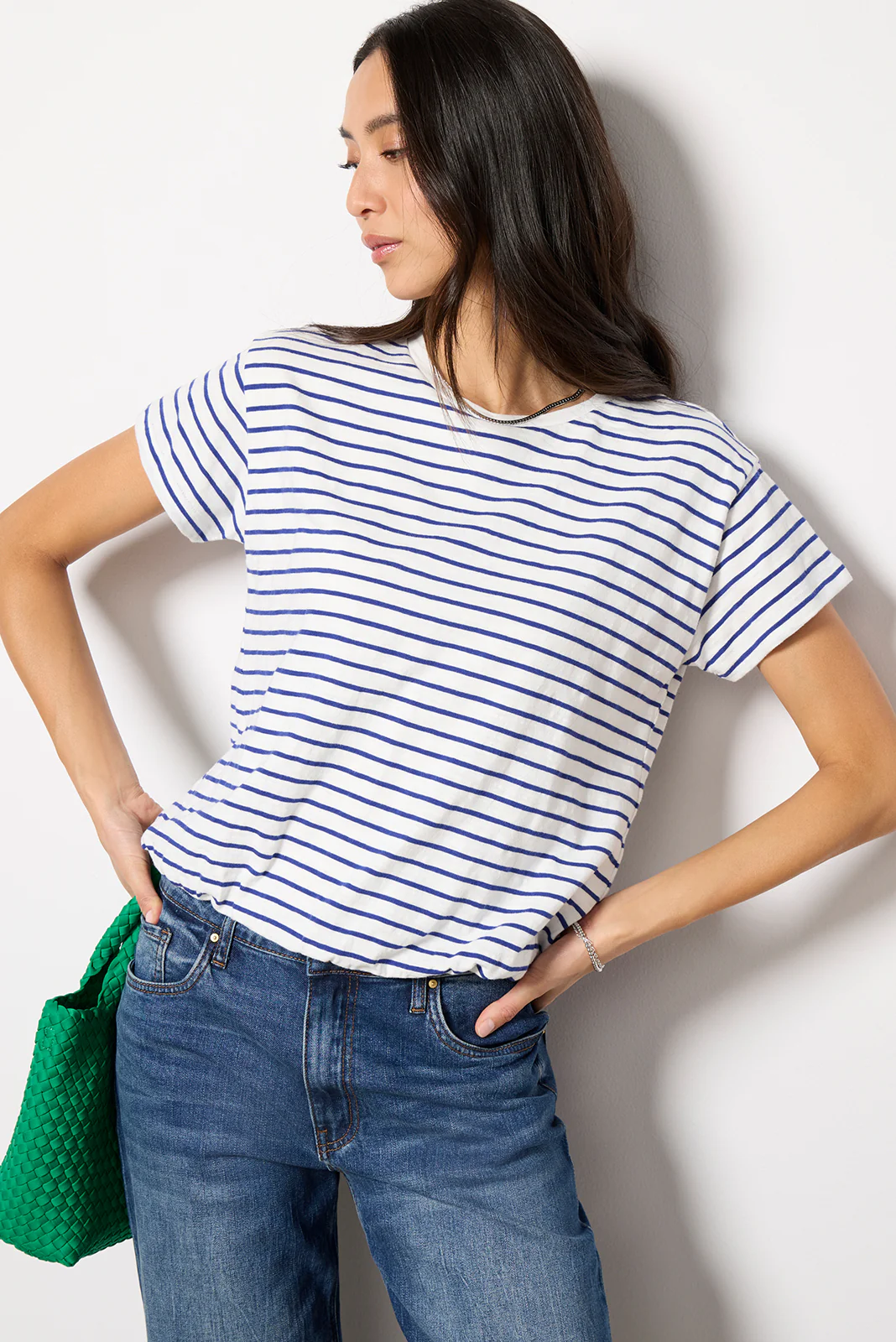 Skye Stripe Bubble Tee - Image 5